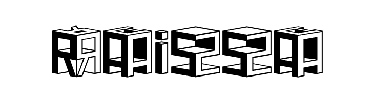 D3 Cubism  Free Fonts Download