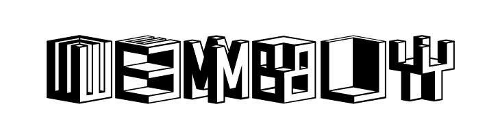 D3 Cubism  Free Fonts Download