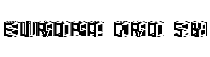 D3 Cubism  Free Fonts Download
