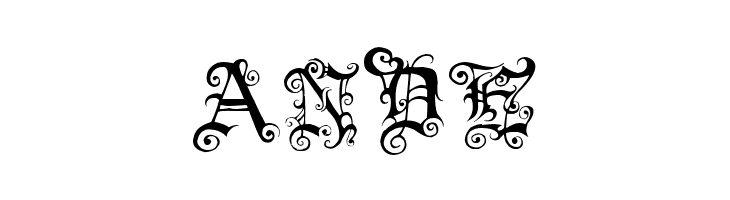 Pauls Swirly Gothic Font  Free Fonts Download