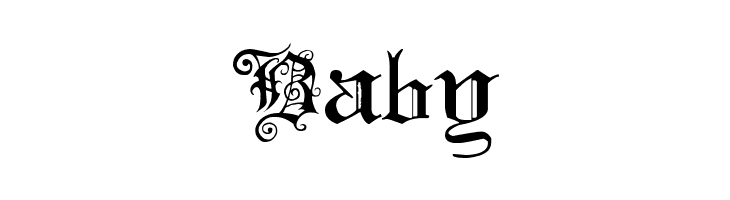 Pauls Swirly Gothic Font  Free Fonts Download