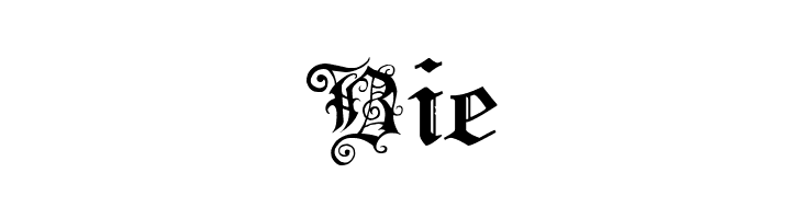 Pauls Swirly Gothic Font  Free Fonts Download