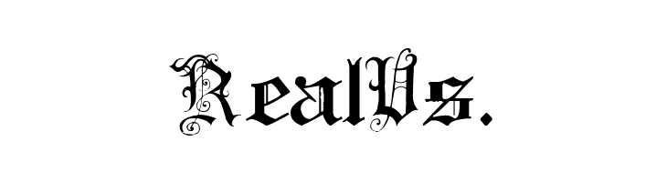 Pauls Swirly Gothic Font  Free Fonts Download