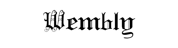 Pauls Swirly Gothic Font  Free Fonts Download