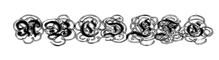 Pauls Gothic Curls  Free Fonts Download