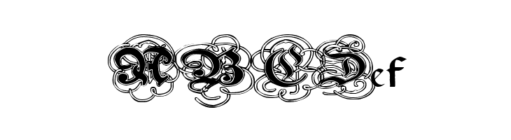 Pauls Gothic Curls  Free Fonts Download