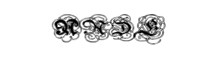 Pauls Gothic Curls  Free Fonts Download