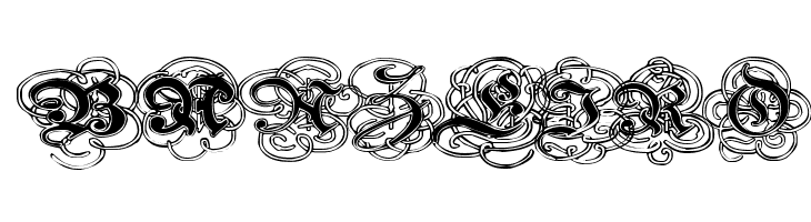 Pauls Gothic Curls  Free Fonts Download