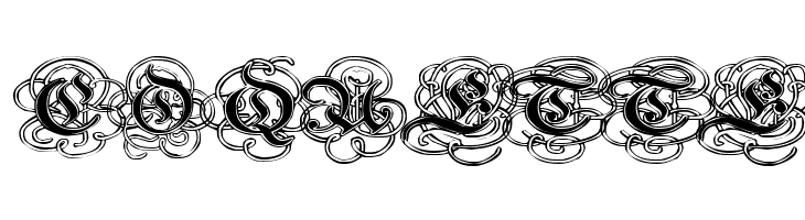 Pauls Gothic Curls  Free Fonts Download