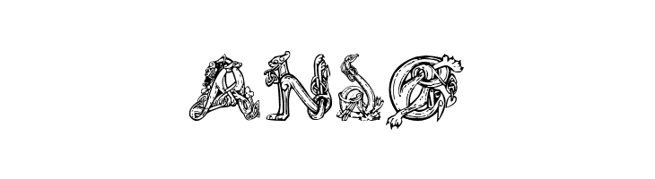 Pauls Illuminated Celtic Font  Free Fonts Download