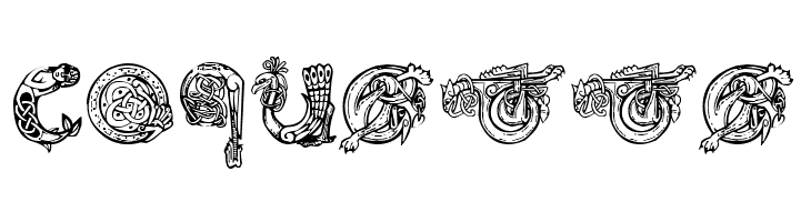 Pauls Illuminated Celtic Font  Free Fonts Download