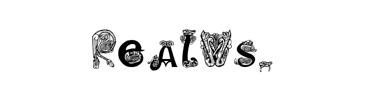 Pauls Illuminated Celtic Font  Free Fonts Download