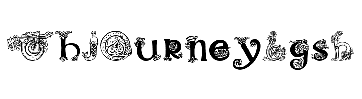 Pauls Illuminated Celtic Font  Free Fonts Download