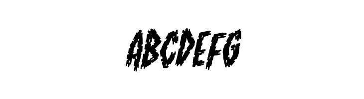 ShallowGrave BB Italic  Free Fonts Download