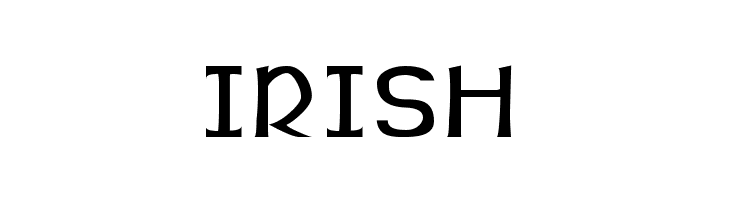 IRISH Dalelands Font
