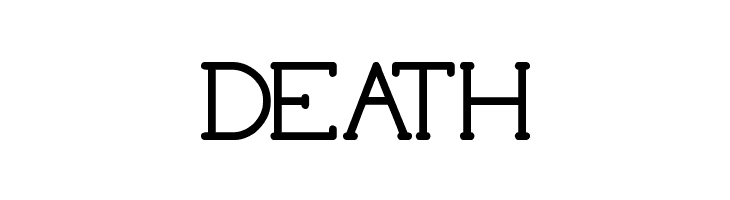 DEATH Grass Hopper Font