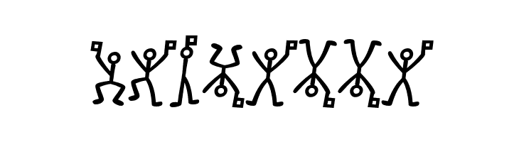 GL-DancingMen  Free Fonts Download