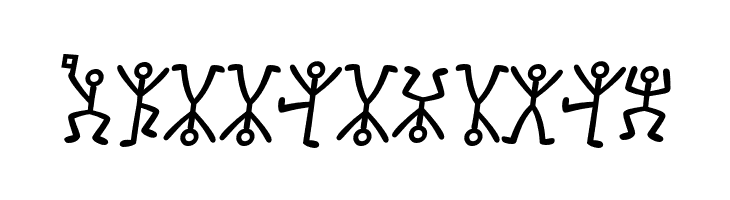 GL-DancingMen  Free Fonts Download