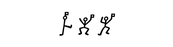 GL-DancingMen  Free Fonts Download