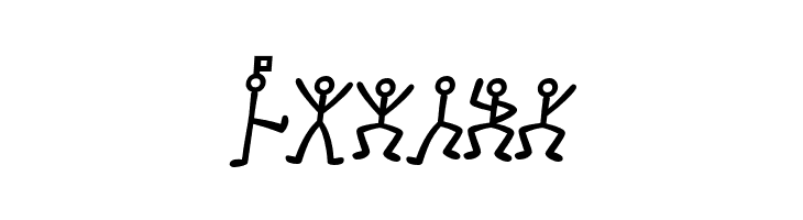 GL-DancingMen  Free Fonts Download