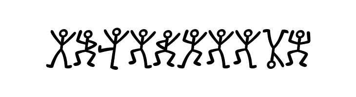 GL-DancingMen  Free Fonts Download