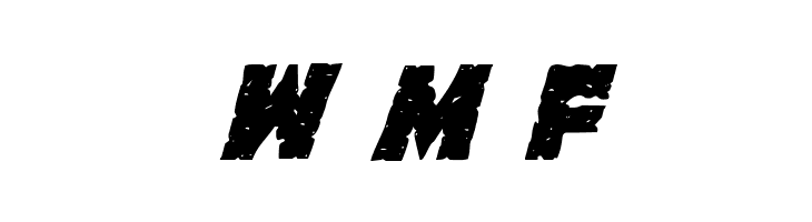 King Commando Italic  Free Fonts Download