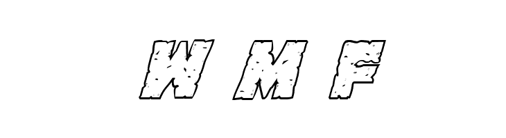 King Commando Shadow Italic  Free Fonts Download
