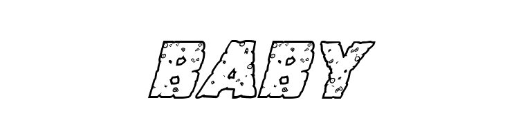 King Commando Riddled III Italic  Free Fonts Download