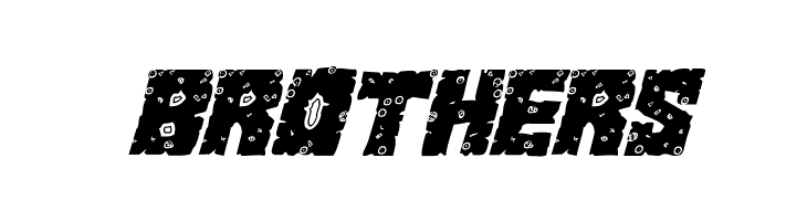 King Commando Riddled II Italic  Free Fonts Download