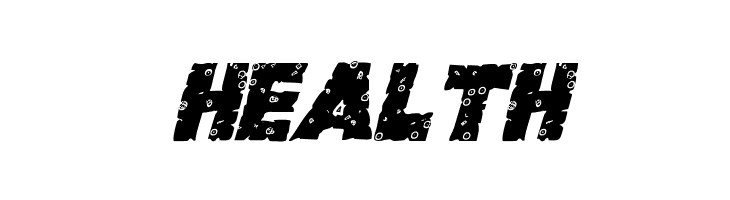 King Commando Riddled II Italic  Free Fonts Download