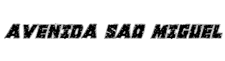 King Commando Riddled Italic  Free Fonts Download