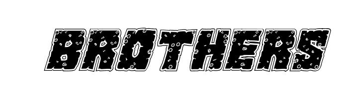 King Commando Riddled Italic  Free Fonts Download