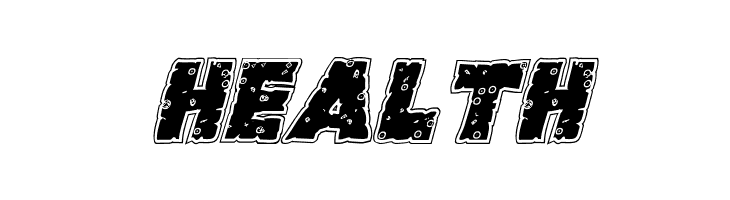 King Commando Riddled Italic  Free Fonts Download