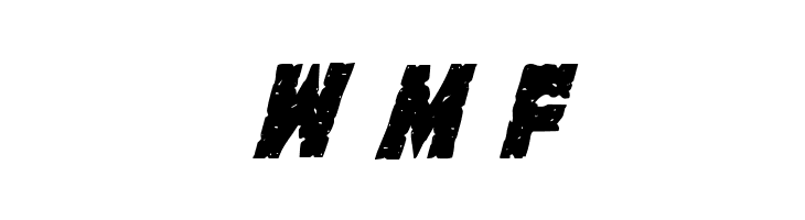 King Commando Condensed Italic  Free Fonts Download