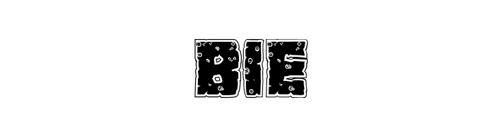 King Commando Riddled Regular  Free Fonts Download