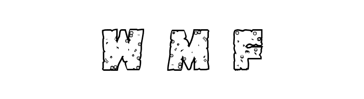 King Commando Riddled III Regular  Free Fonts Download