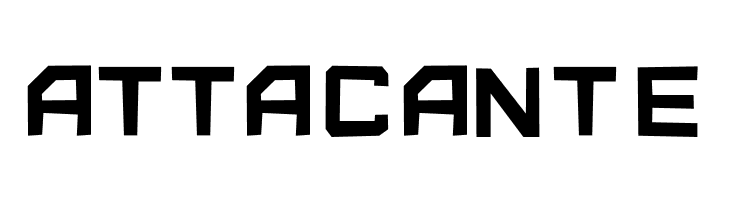 ATTACANTE Futuristica Font