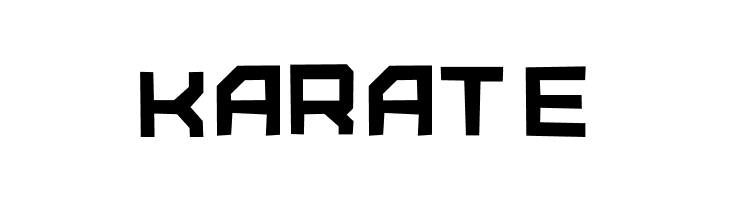 KARATE Futuristica Font