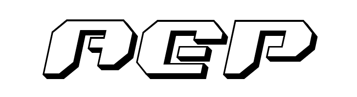 Bionic Kid Slanted 3d  Free Fonts Download