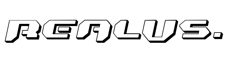 Bionic Kid Slanted 3d  Free Fonts Download