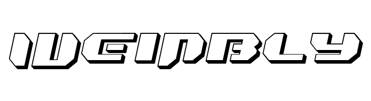 Bionic Kid Slanted 3d  Free Fonts Download