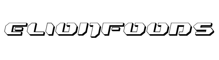 Bionic Kid Slanted 3d  Free Fonts Download