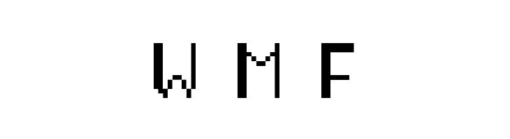 Kind of Bitmap Regular  Free Fonts Download