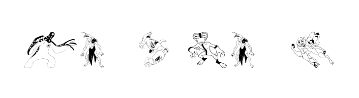 BENS ALIENS  Free Fonts Download