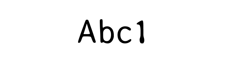 Abc1 AveriaSans-Light Font