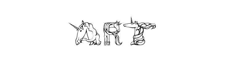 Magical Unicorn Princess  Free Fonts Download