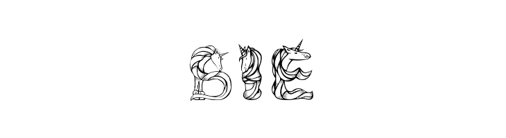 Magical Unicorn Princess  Free Fonts Download