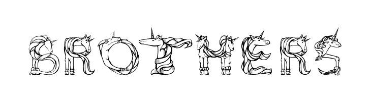 Magical Unicorn Princess  Free Fonts Download