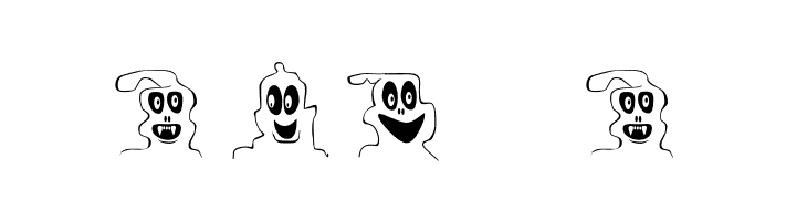 FE10LilGhosts  Free Fonts Download