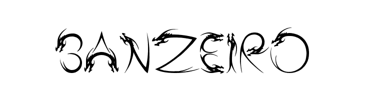 Tribal Dragon  Free Fonts Download